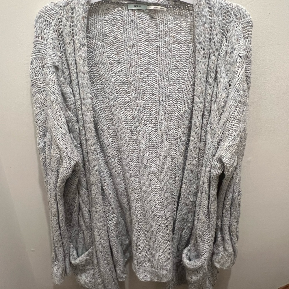 Urban Outfitters Kimchi Blue Light Gray Cardigan